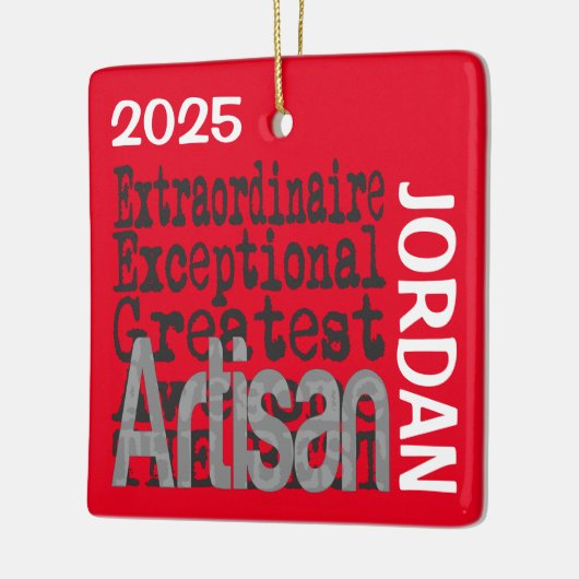 Artisan Buitengewoon DOUANE Keramisch Ornament (Links)