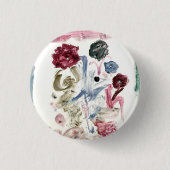 Artisan Button Brooch in Waterverf (Voorkant)