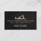 Artisan Carpenter Houtschaafmachine Bouw Visitekaartje (Voorkant)