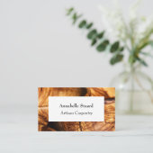 Artisan Carpentry Simple Modern QR-code Visitekaartje (Staand voorkant)