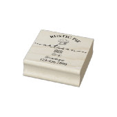 Artisan Chef Pet Bedrijfsnaam Bakkerij Rubberstempel (Stempel)