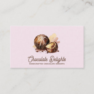 Artisan Chocolade Snoep & Truffel Confecties Visitekaartje