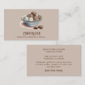 Artisan Chocolade Snoep & Truffel Confecties Visitekaartje (Voorkant / Achterkant)