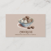 Artisan Chocolade Snoep & Truffel Confecties Visitekaartje (Voorkant)