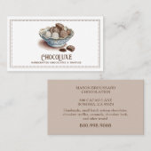 Artisan Chocolade Snoep & Truffel Confecties Visitekaartje (Voorkant / Achterkant)