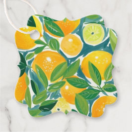 Artisan Citrus Tree Lemons Oranges Limes Colorful  Bedankjes Labels