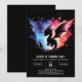 Artisan Dragon Birthday bewerkbaar Kaart (Voorkant / Achterkant)