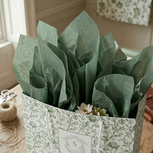 Artisan Forest Groen Franse Tuin Effen Kleur Tissuepapier