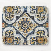 Artisan geometrische bloem muismat (Voorkant)