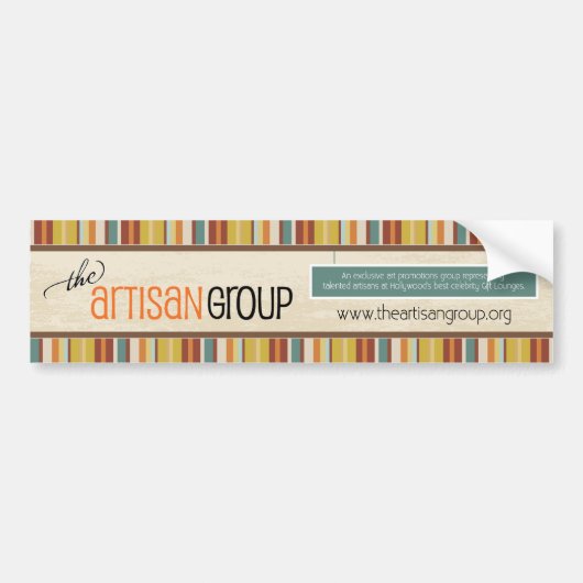 Artisan Group (Main) Bumpersticker (Voorkant)
