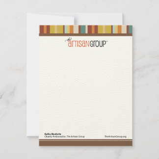 Artisan Group Note Cards (Kellie) Notitiekaartje