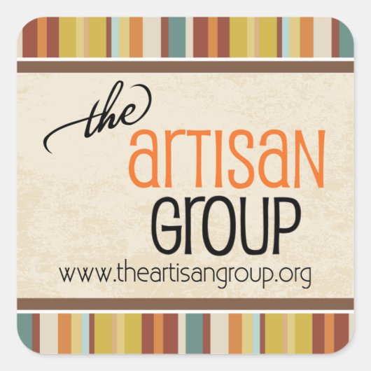 Artisan Group Sticker (vierkant) (Voorkant)