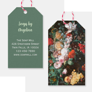 Artisan Handgemaakte Zeep Bloemen Hang Label Cadeaulabel