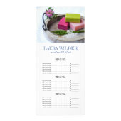 Artisan Handmade Soap Maker Price List Rack Kaart (Voorkant)