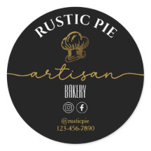 Artisan Home Bakkerij Gouden Chef Pet Zwart