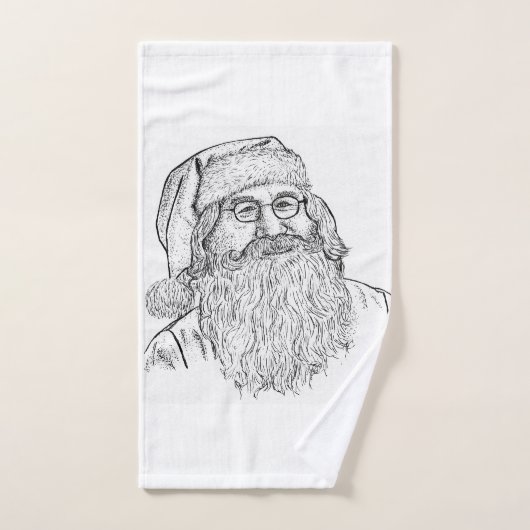 Artisan Kerstmis: Met de Hand Getekende Gestippeld Handdoek (Handdoek)