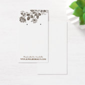 Artisan Lacy Floral Earring Holder Custom Jewels Visitekaartje (Bureau)