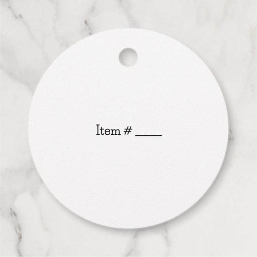 Artisan Made Crafts Prijs Labels (Achterkant)