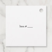 Artisan Made Goods Hars Prijs Labels (Achterkant)