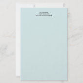 Artisan Monogram K Green Garden Felt Stationery Briefpapier (Achterkant)