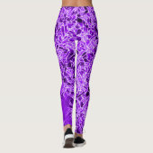 Artisan Plum Paarse Electric Yoga Leggings (Achterkant)