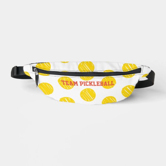 Artisan Polka Dots TEAM PICKLEBALL Sportplezier Heuptasje (Voorkant)