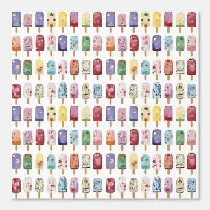 Artisan Poppen - Elegant Popsicle Behang