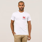 Artisan Red Crab Reunion NAAM Kleurrijk Fun T-shirt (Voorkant volledig)