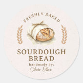 Artisan Sourdough Bread Label (Voorkant)