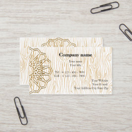 Artisan Visitekaartje Design voor een houtbewerkin