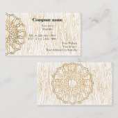 Artisan Visitekaartje Design voor een houtbewerkin (Voorkant / Achterkant)