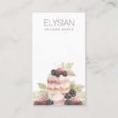 Artisan Waterverf Bakker Bakkerij Gebak Chef Visitekaartje (Voorkant)