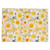 Artisan Wildflowers Geel Sinaasappel Happy Daffodi Groot Cadeauzakje (Achterkant)