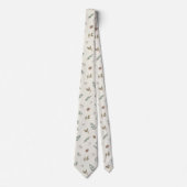 Artisan Winter Botanische Elegante Saliegroene Her Stropdas (Voorkant)