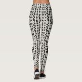 Artisanal Micro-Checkered  Leggings  (Achterkant)