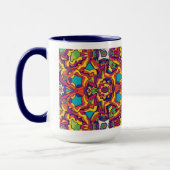 Artisanal Moroccan Mandala Coffee Mug Mok (Links)