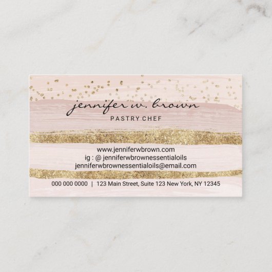 Artisanale koekjesbakkerij visitekaartje (Achterkant)