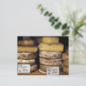 artisanale regionale franse kaas briefkaart (Staand voorkant)