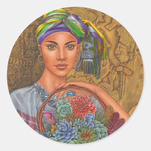 "Artisans: Basket Weaver" sticker (Voorkant)