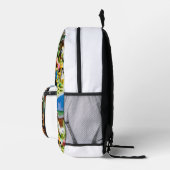 Artisan's Touch Printed Perfection Crafted Canvas Bedrukte Rugzak (Rechts)