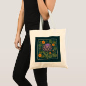 Artisjok Bijenmarkt Tuin Canvas Tas (Voorkant (product))