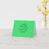 Artisjok Kaart (Gele Bloem)
