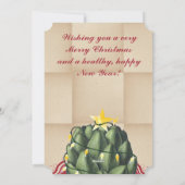 Artisjok kerstboom uit de keuken van de kaart (Achterkant)