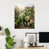 Artisjok Rhinoceros Poster (Thuiskantoor)