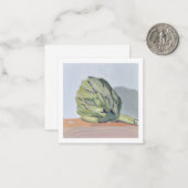 Artisjok Stilleven Notitiekaartje (Voorkant / Achterkant in situ)