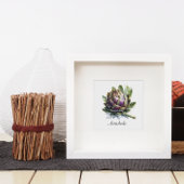 Artisjok Waterverf Botanische Keukentuin Poster