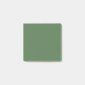 Artisjokgroen (effen kleur) post-it® notes (Voorkant)