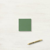 Artisjokgroen (effen kleur) post-it® notes (Op bureau)