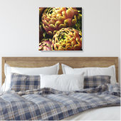 artisjokken canvas afdruk (Insitu (Slaapkamer))