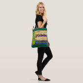 Artisjokken Plantaardige Krat Kabelkunst Tote Bag (Op model)